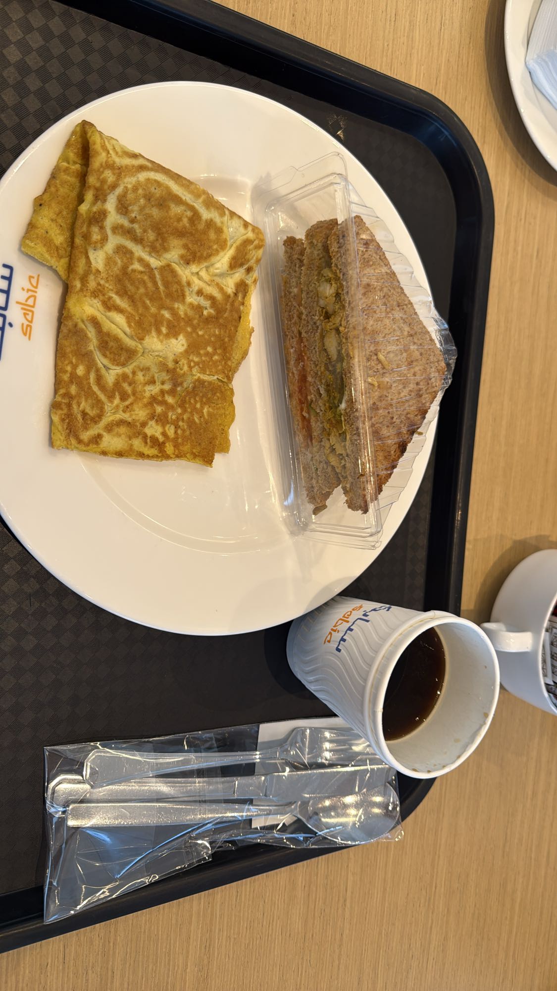 Omelette and Sandwich