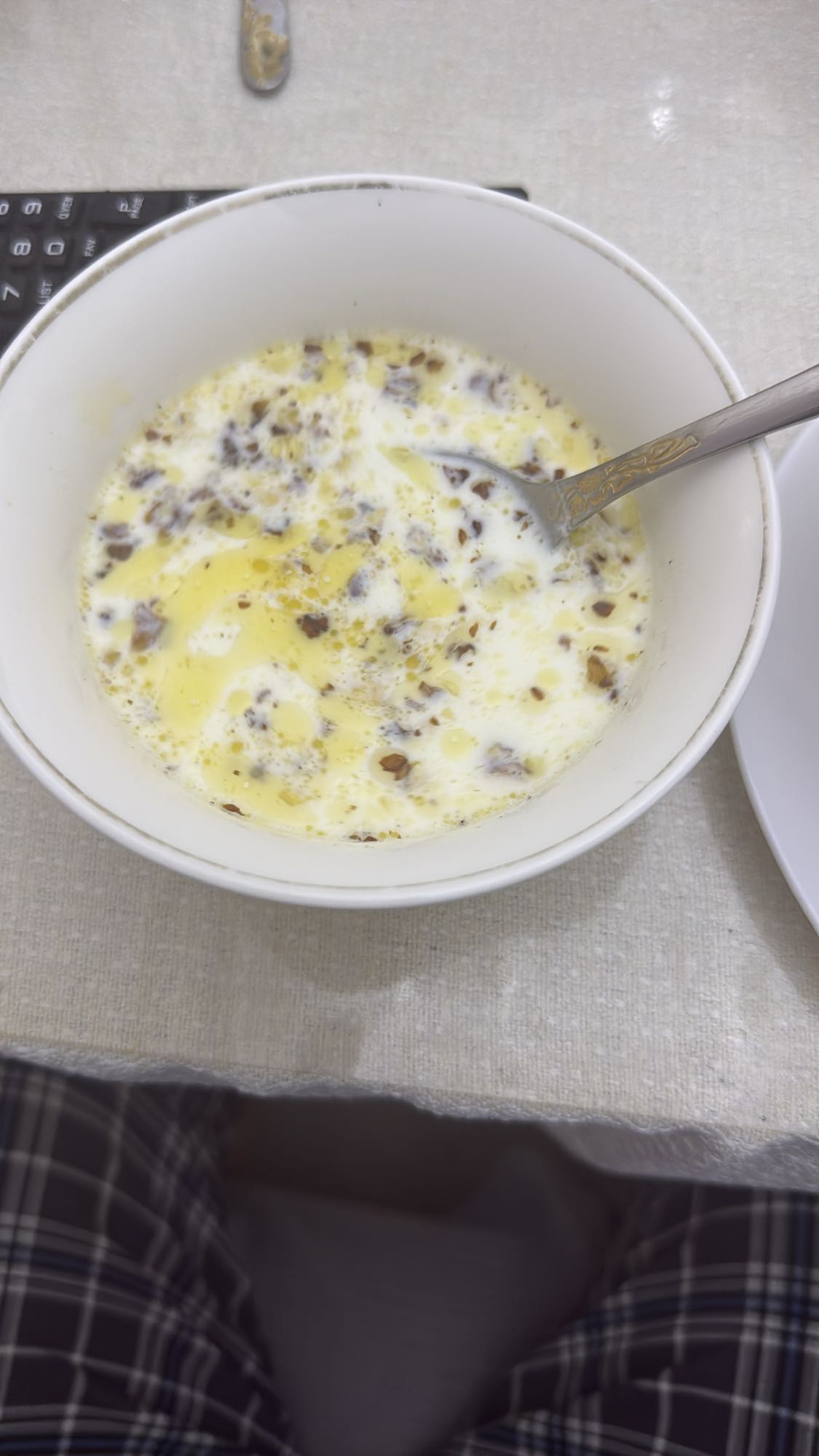 молочная каша с маслом