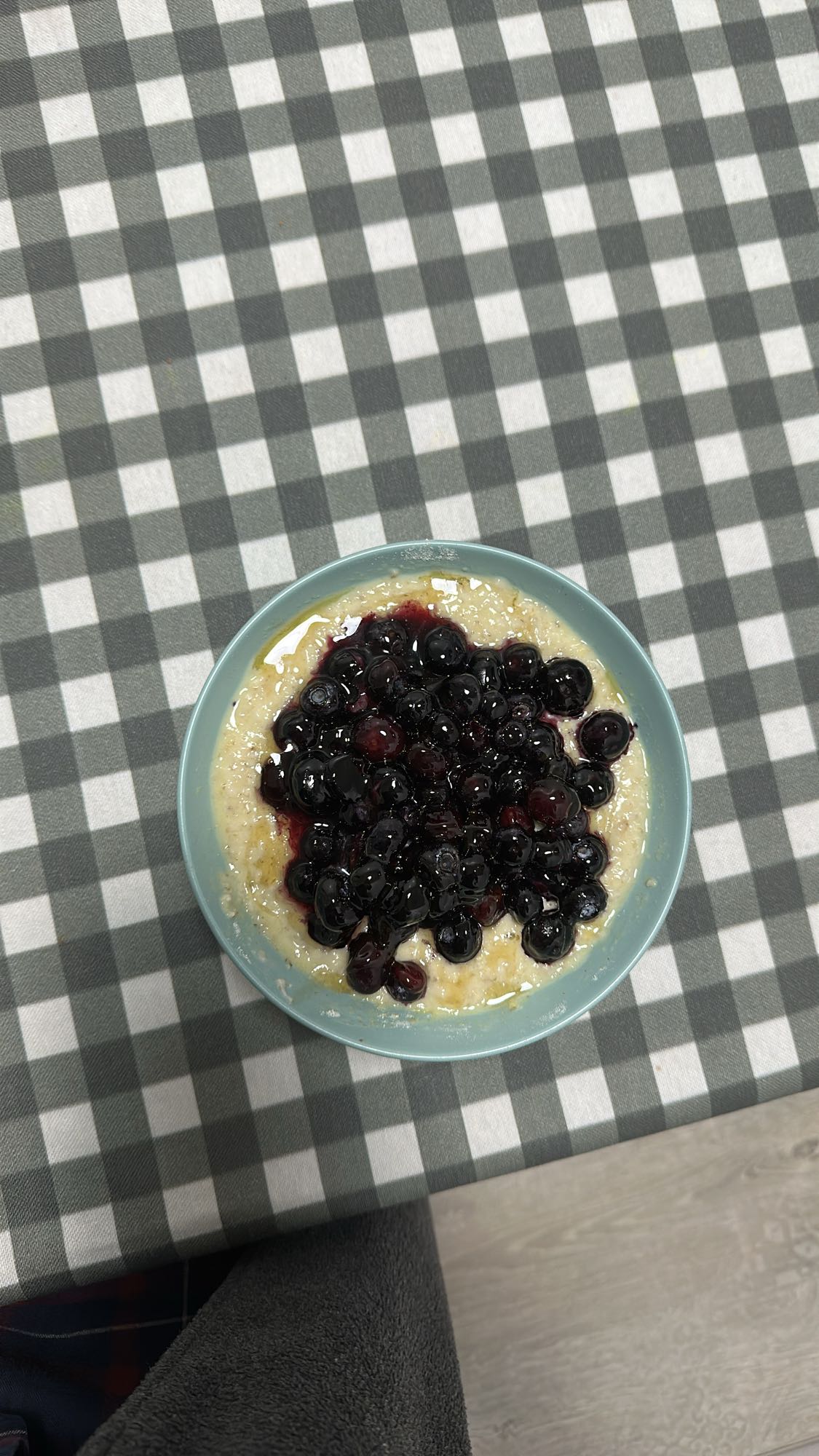 avena con arándanos