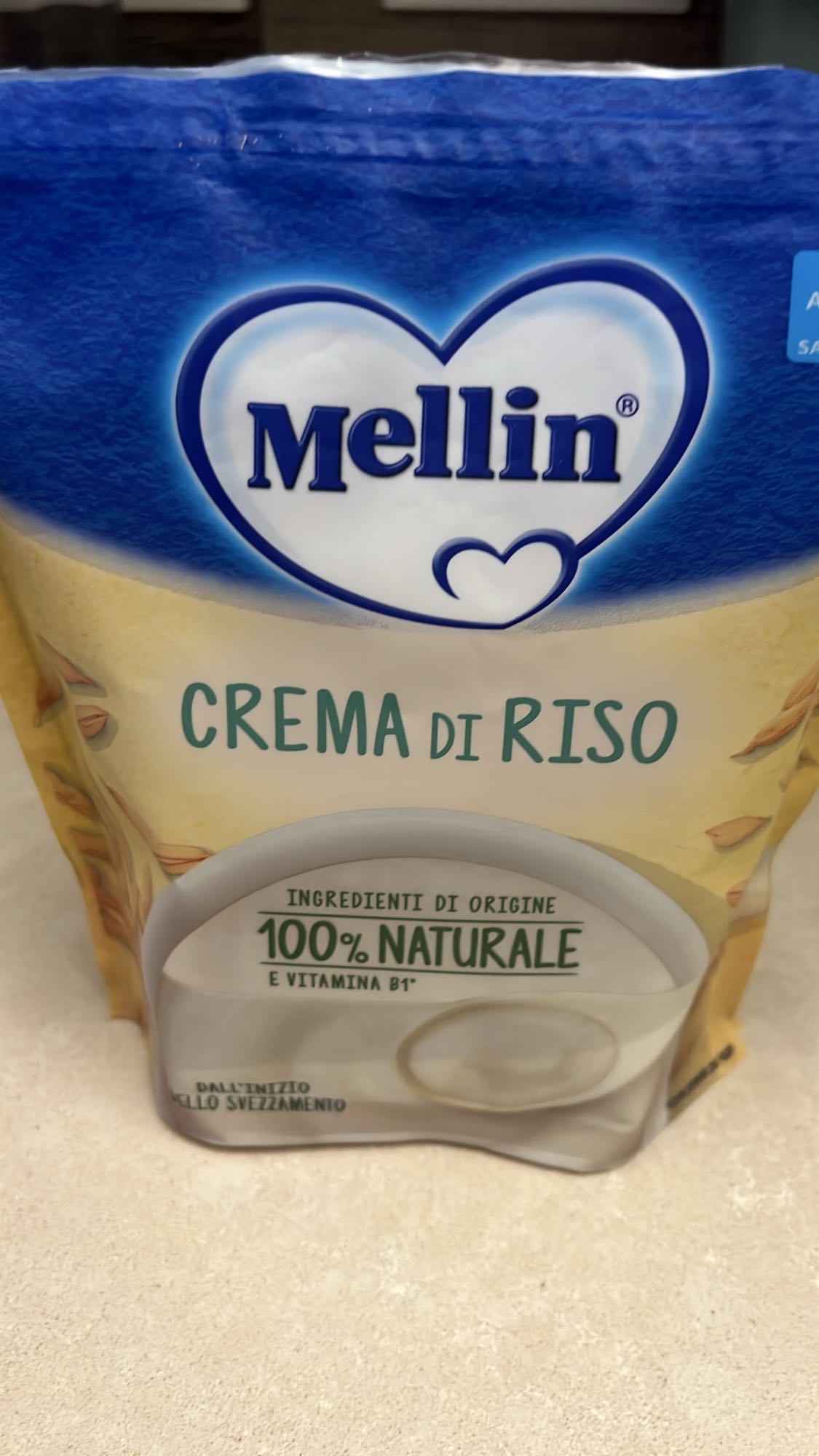 Crema di riso Mellin