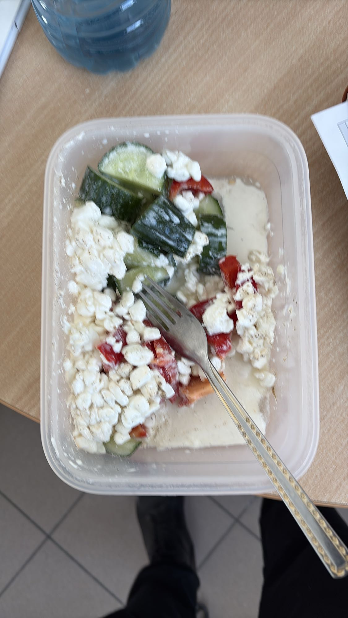 Sałatka z twarogiem