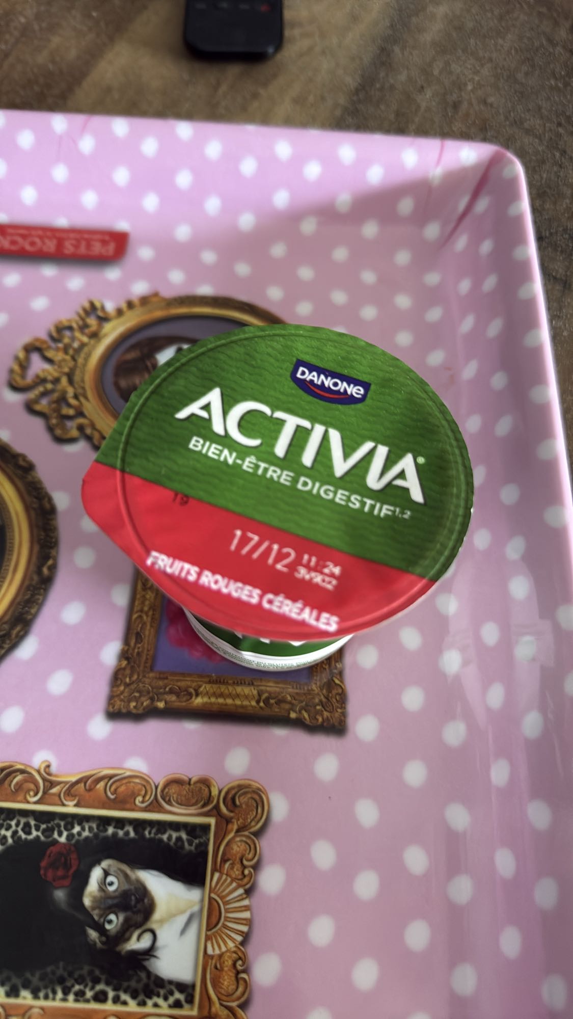 Yaourt fruits rouges