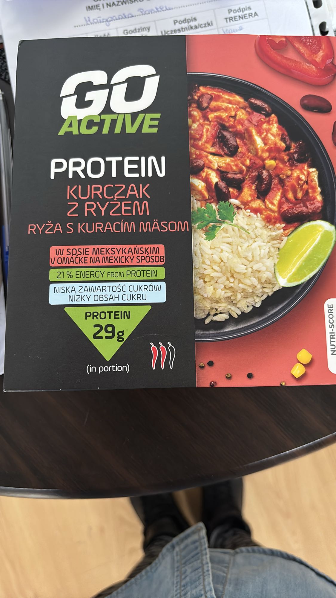 Kurczak z ryżem proteinowy