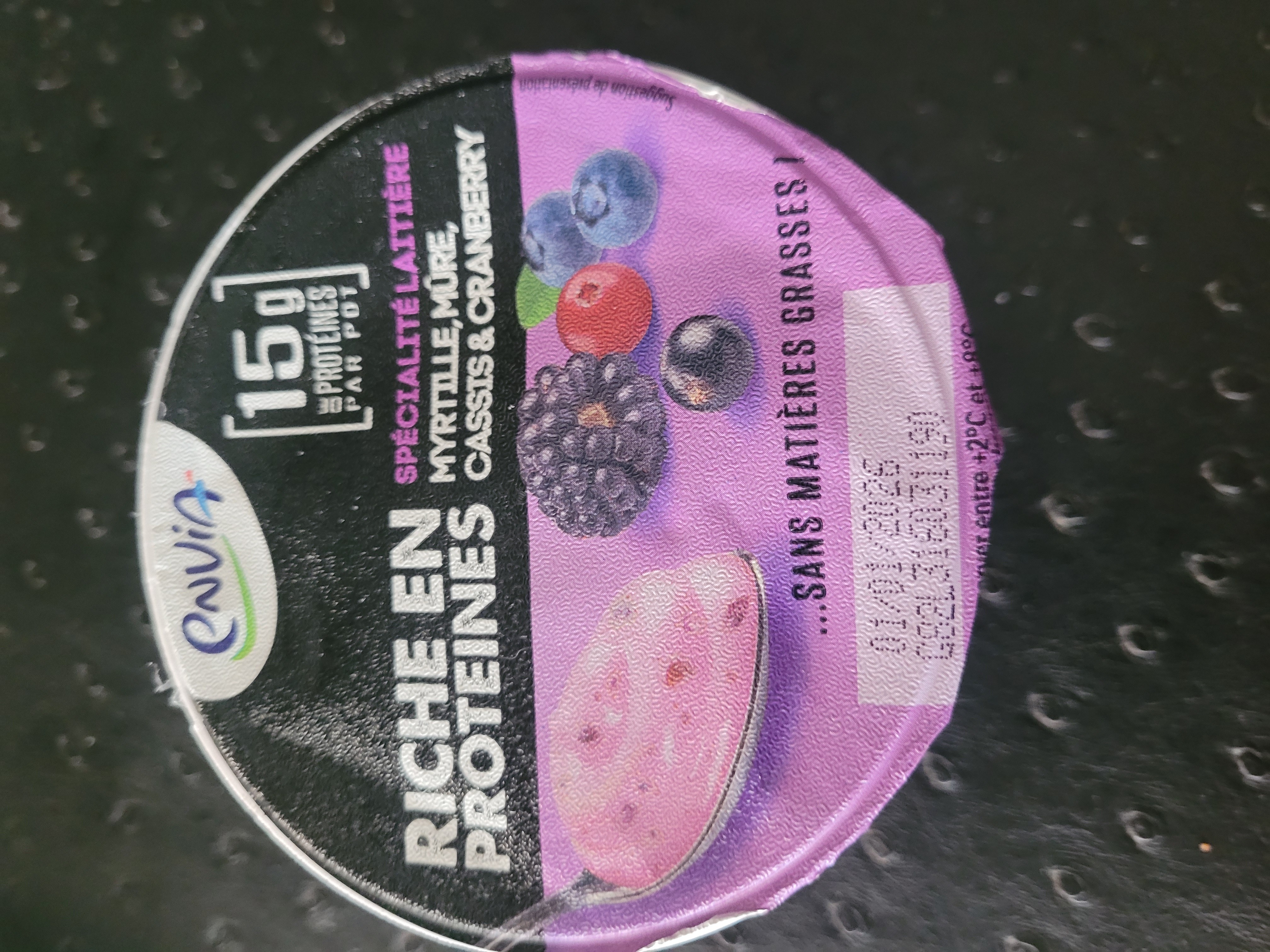 Yaourt protéiné fruits