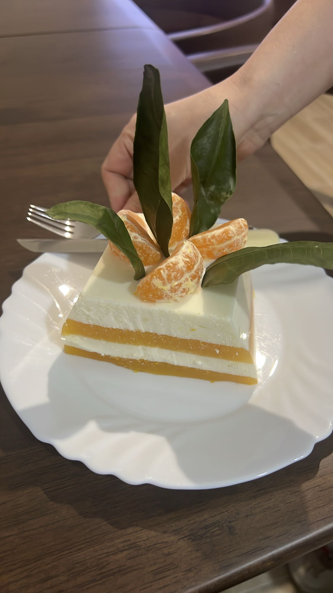 մանդարինով պանրային տորթ