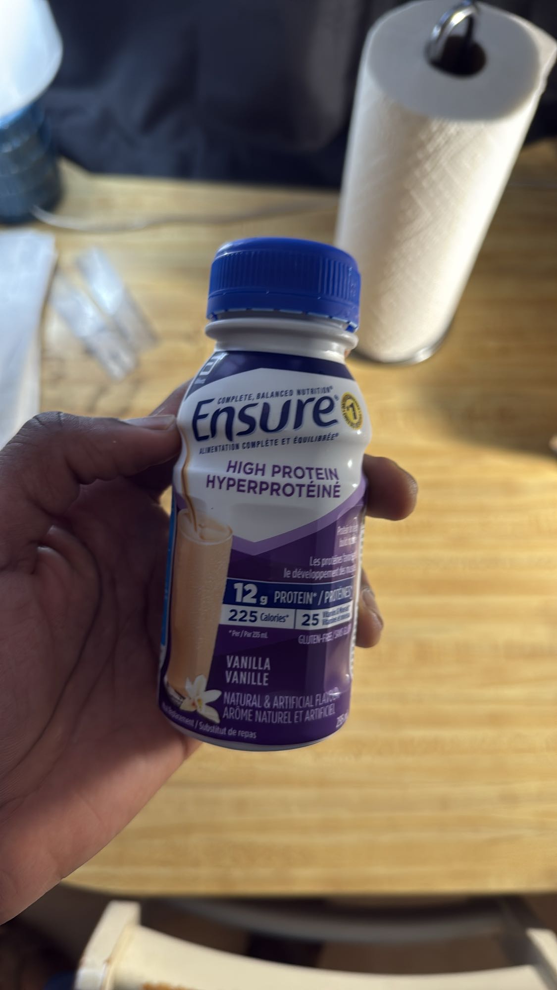 Boisson protéinée vanille