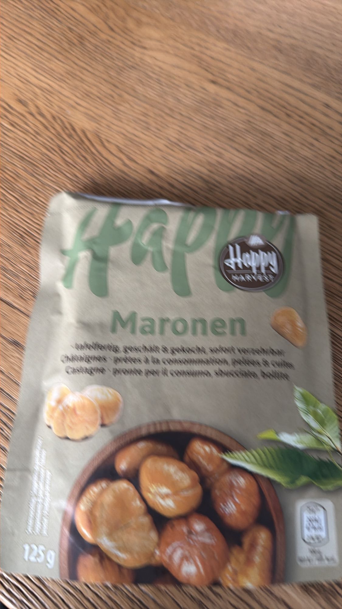 Gekochte Maronen