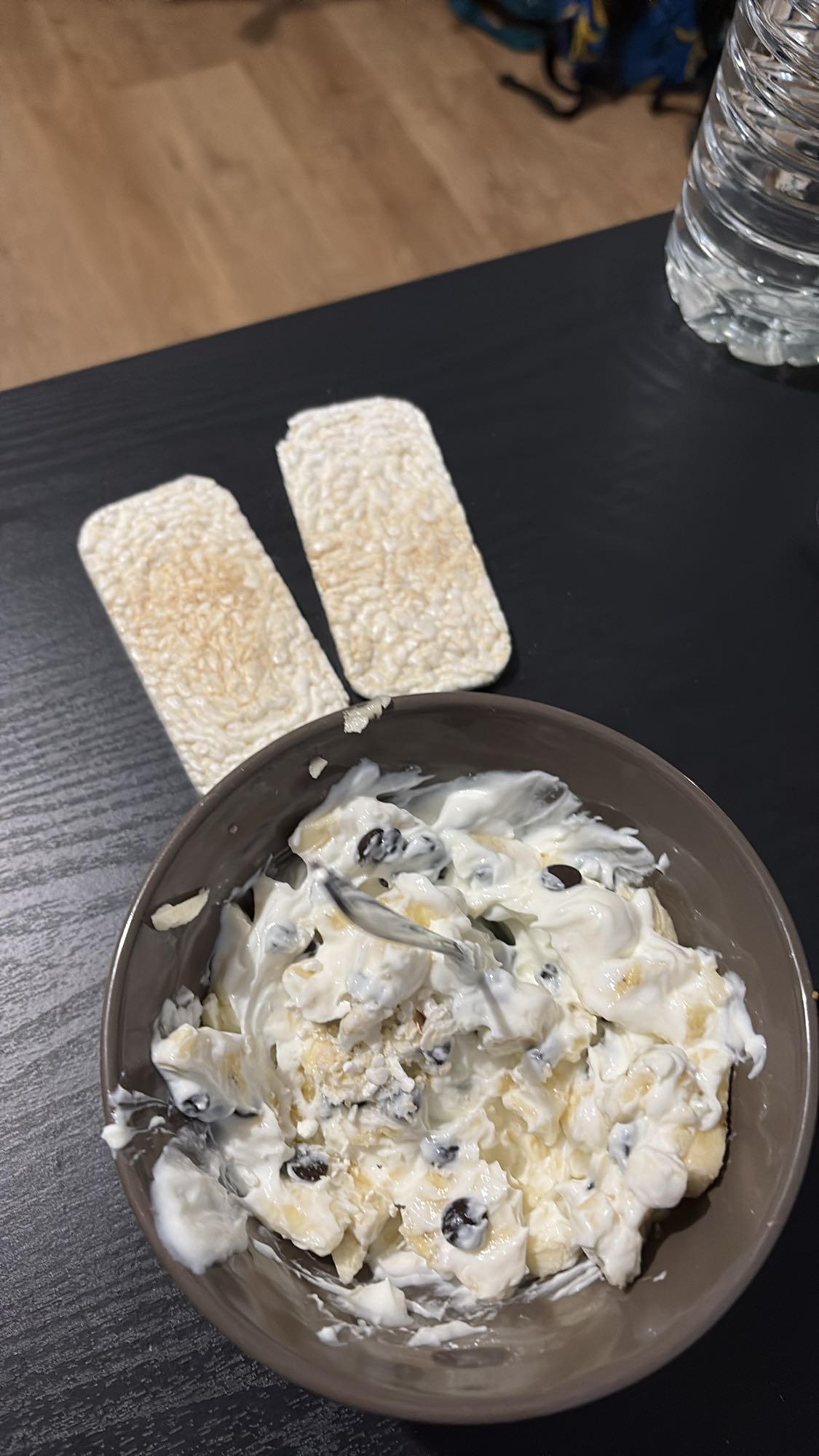 Yaourt fruits et galettes