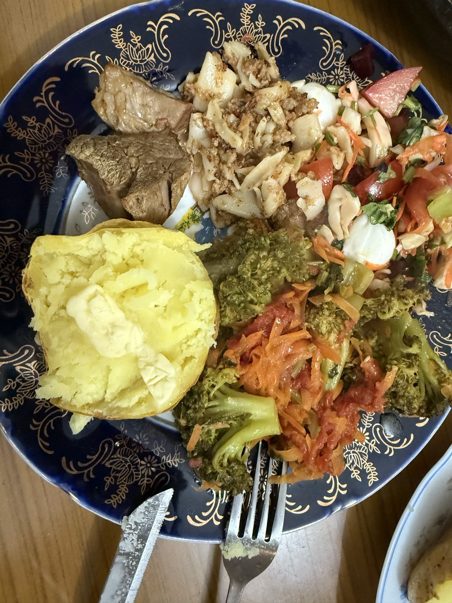 Mixed Veg & Beef Plate