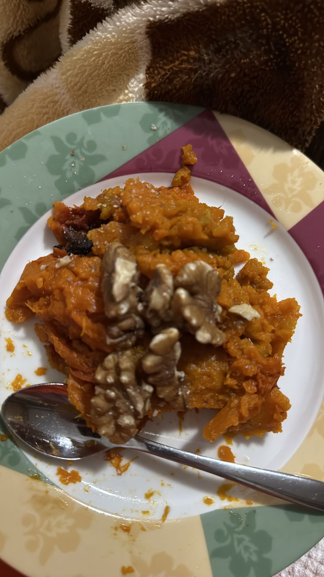 Dovleac copt cu nuci