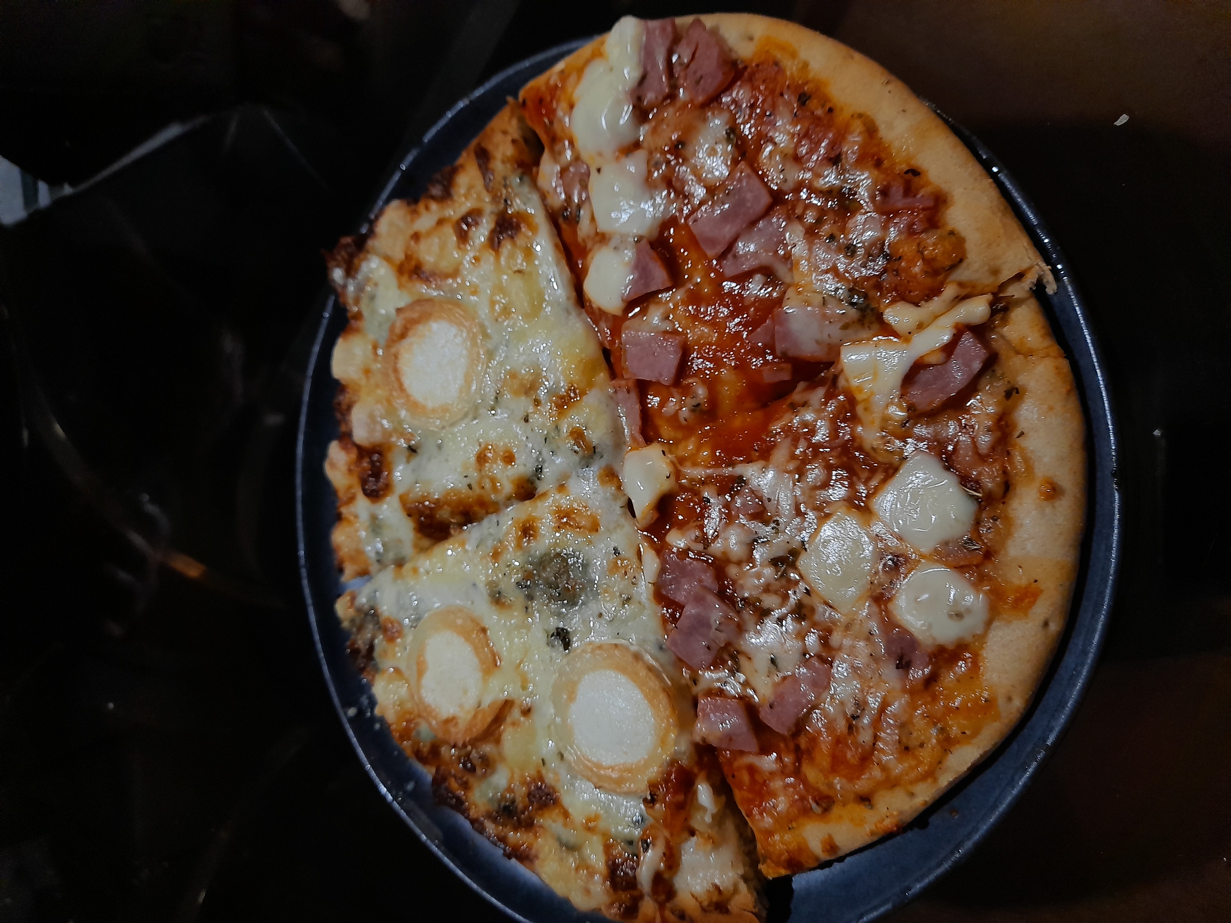 Pizza mix fromage et viande