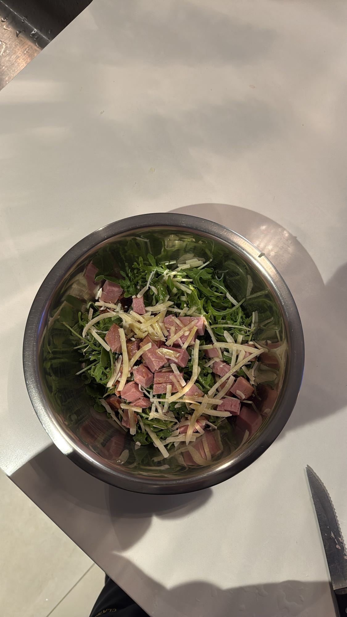 Salade jambon roquette