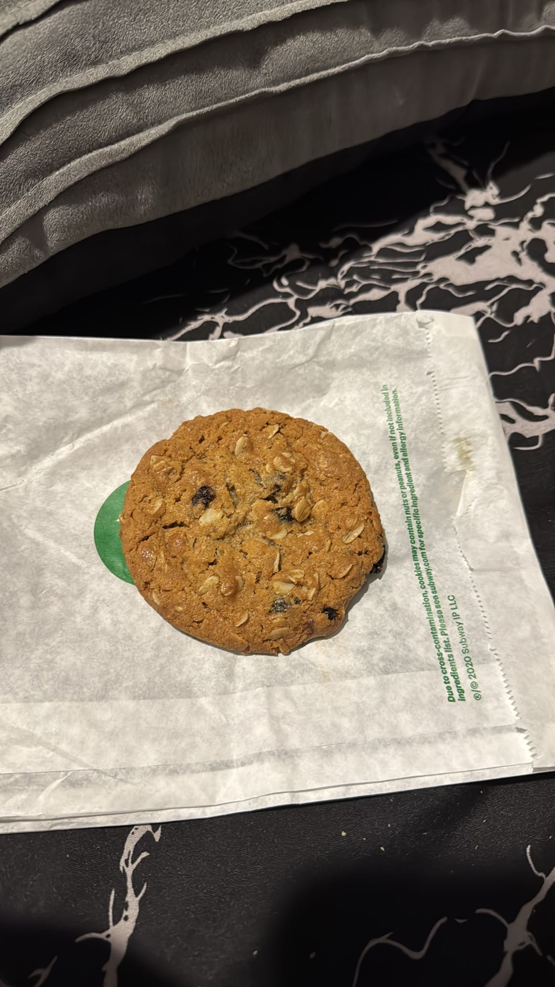 galleta de avena y pasas
