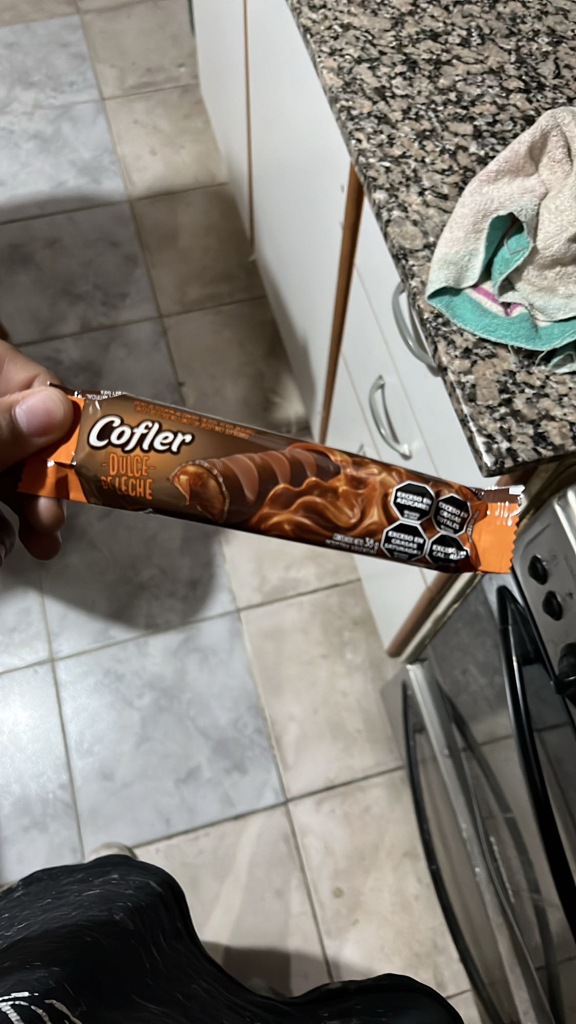 Barra Cofler dulce de leche