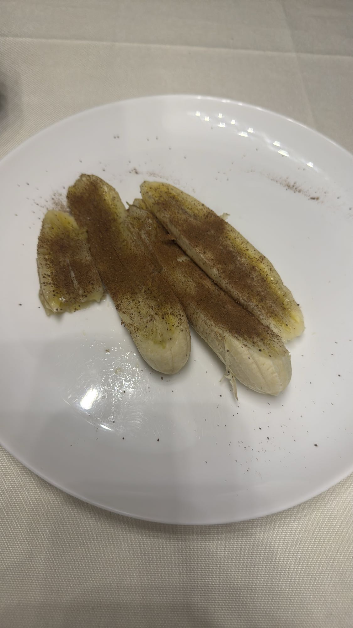 Banana com canela