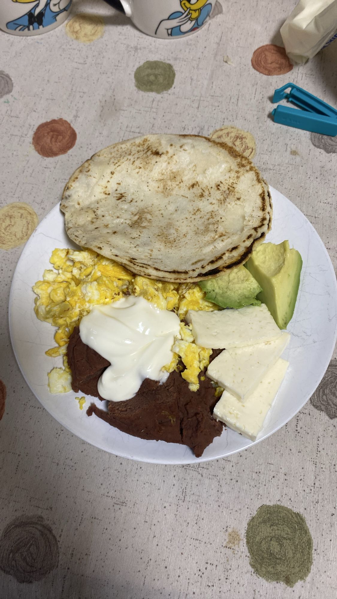 Desayuno típico mexicano
