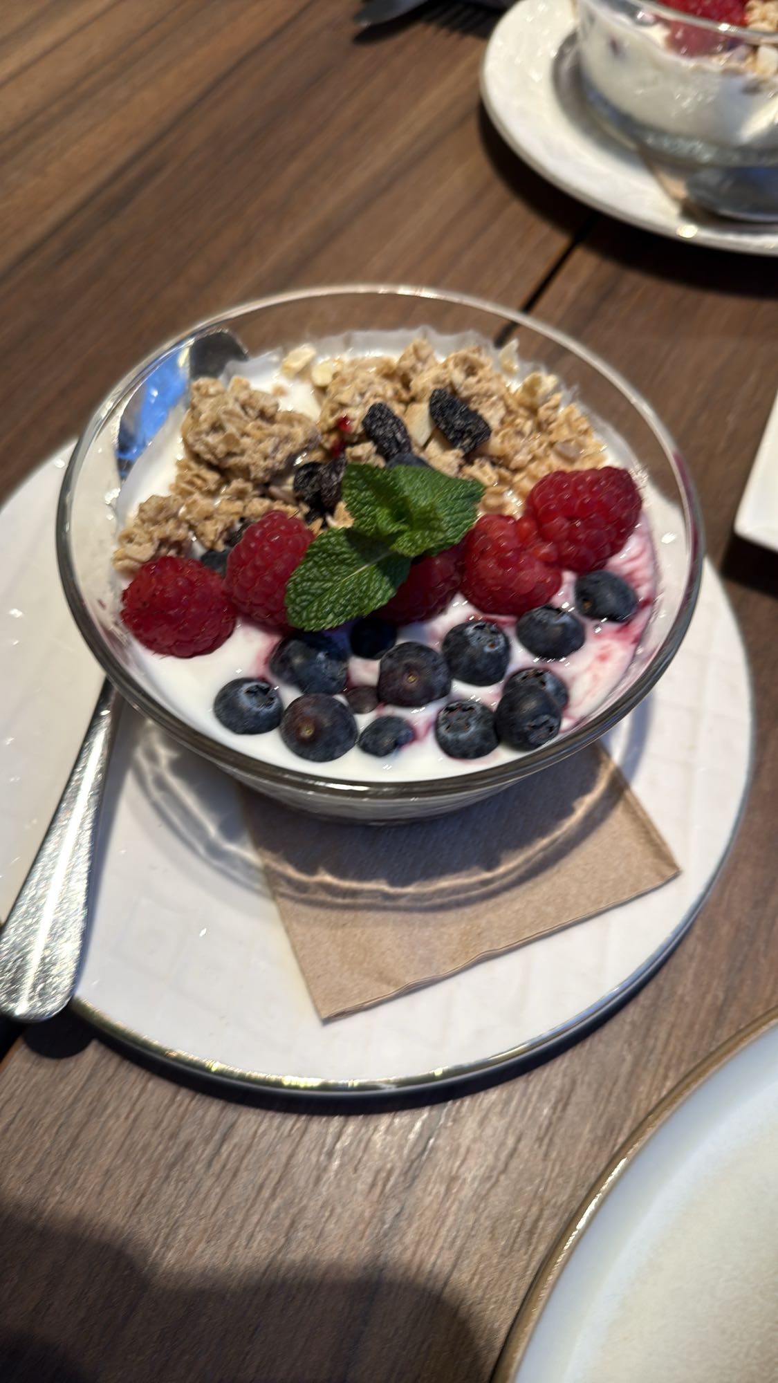 Yoghurt met fruit en muesli