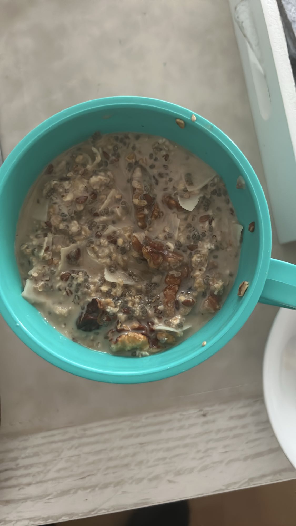 avena con nueces y semillas