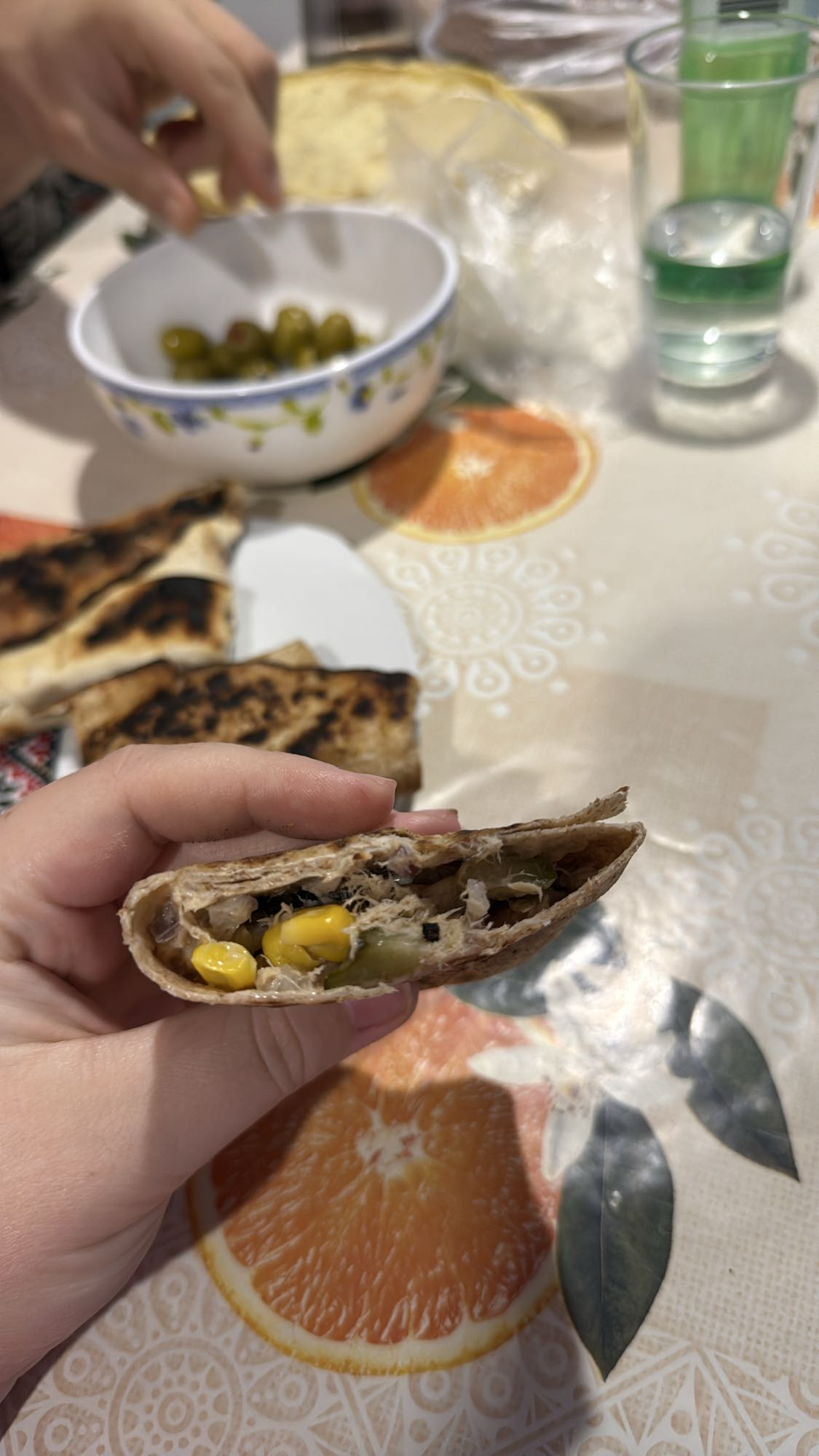 Wrap cu ton și legume