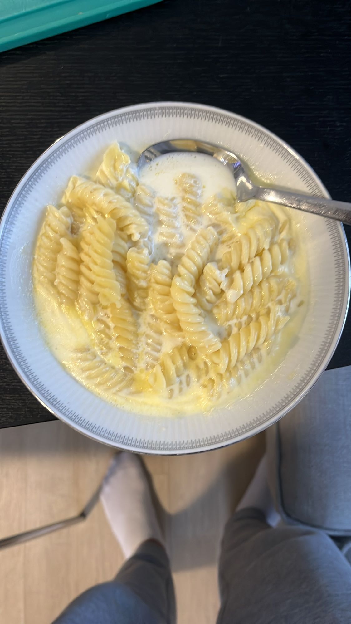 макароны с молоком