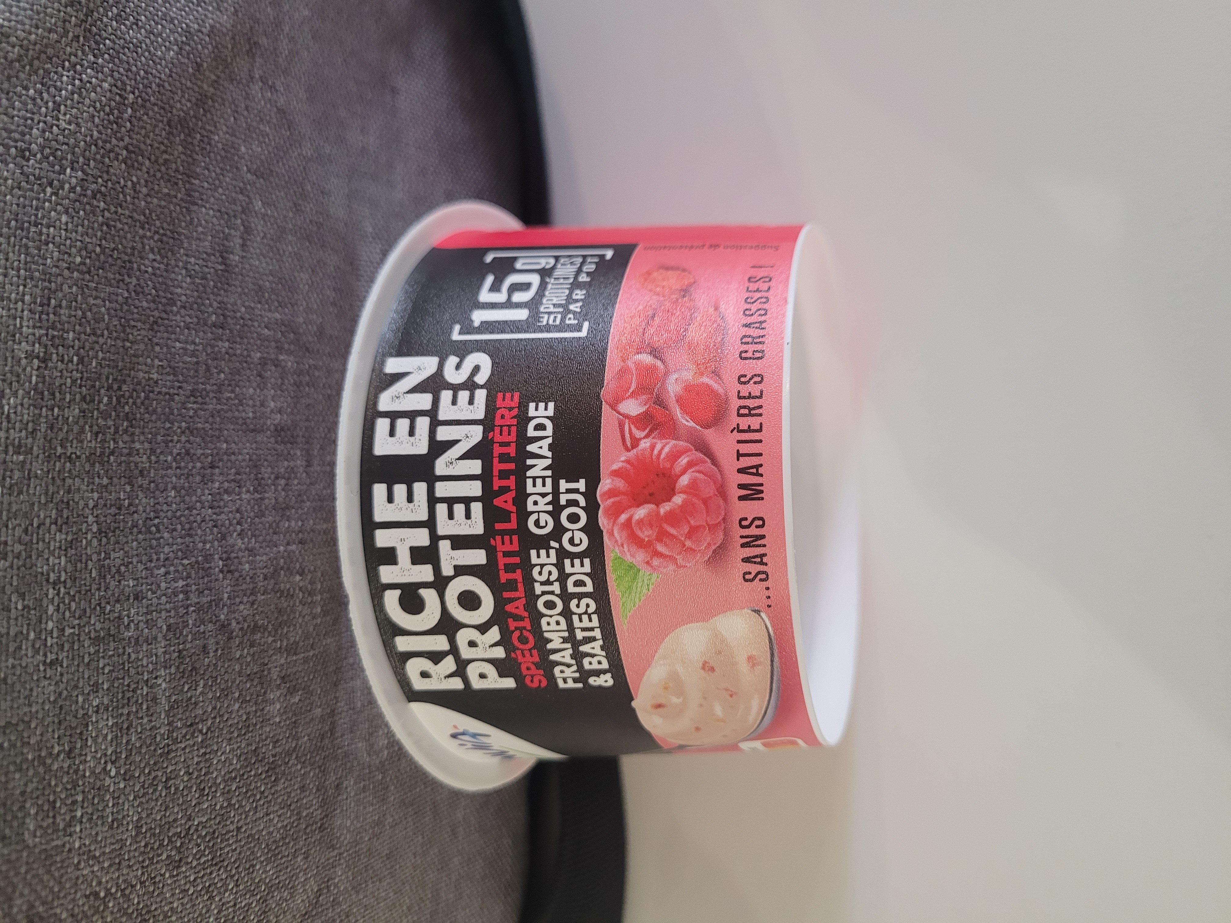 Yaourt protéiné fruits