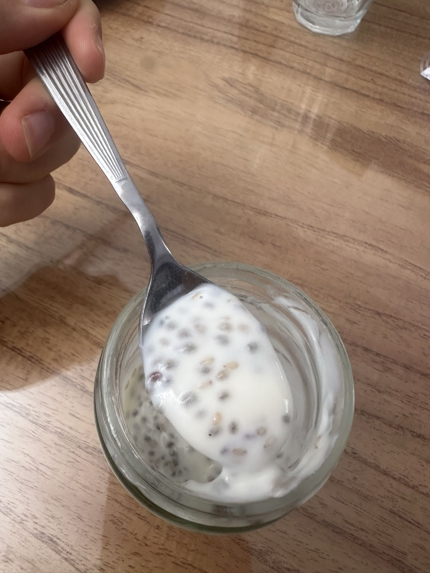 Yogur con semillas de chía