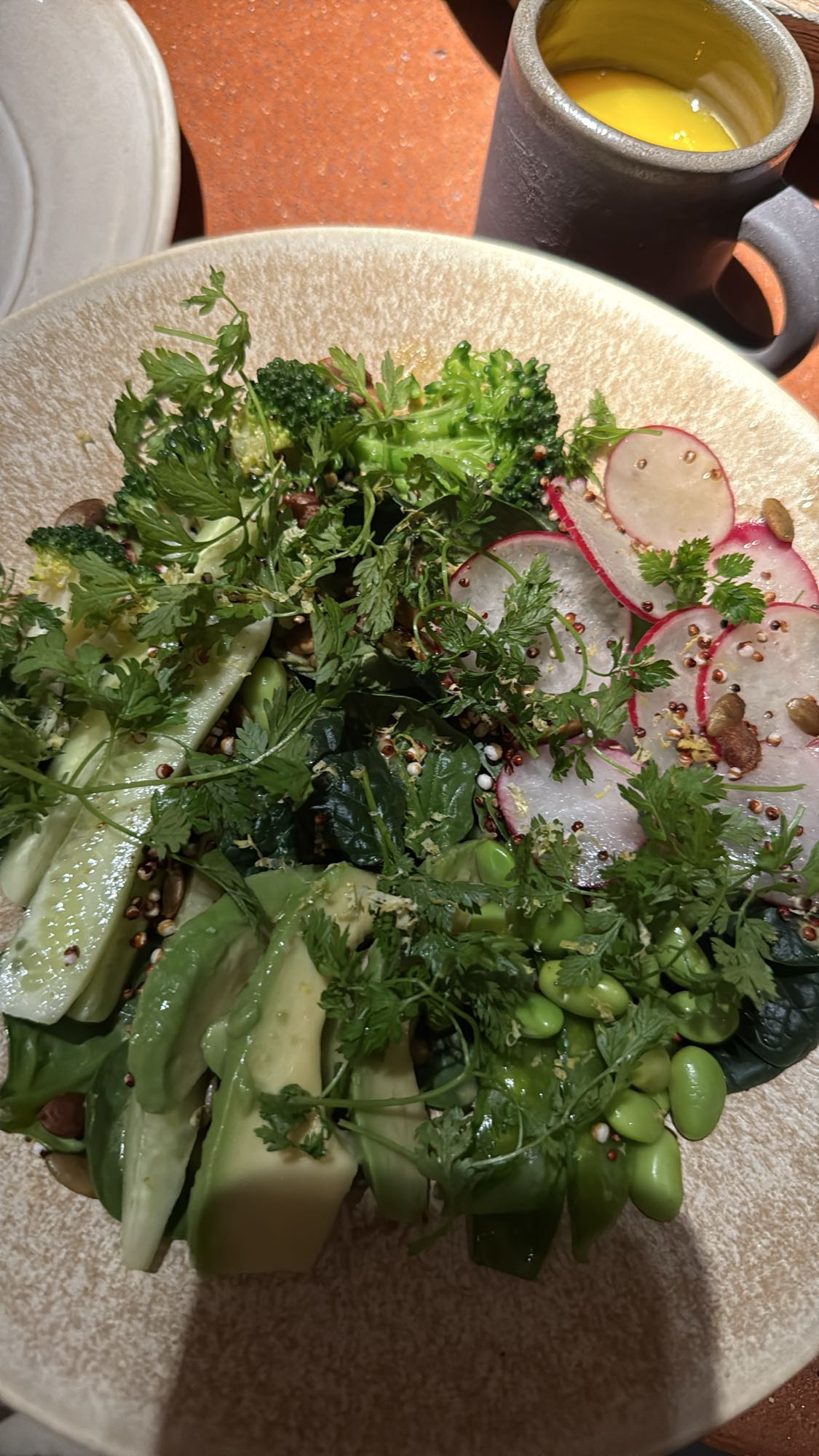 овощной салат с авокадо