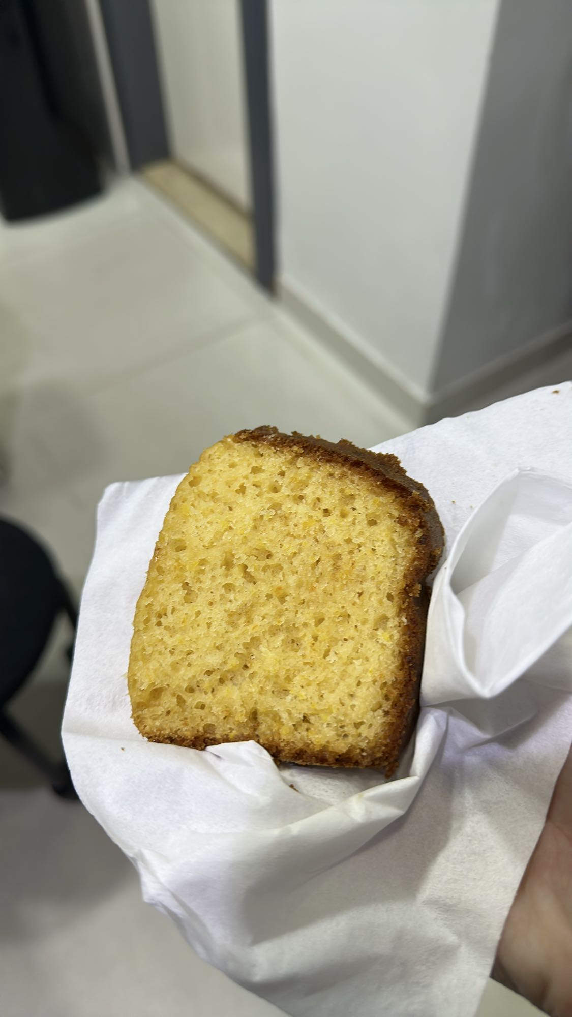 Vanilla Pound Cake Slice