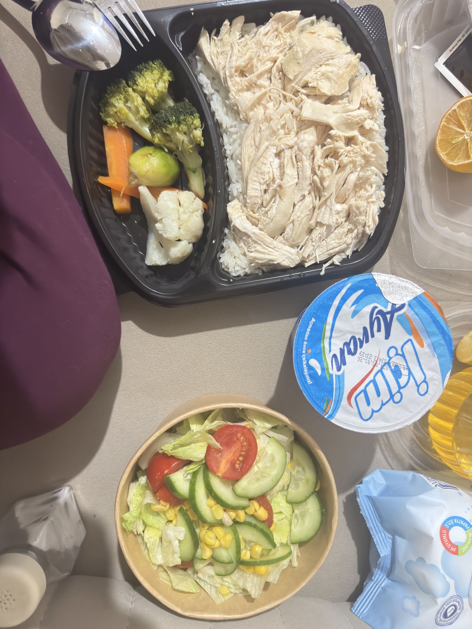 Tavuklu Sağlıklı Tabak