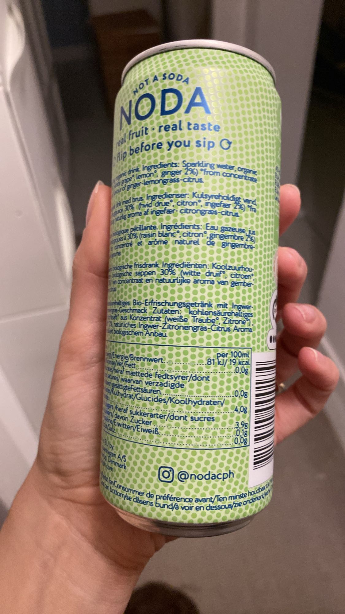 NODA Ginger Lemon Soda