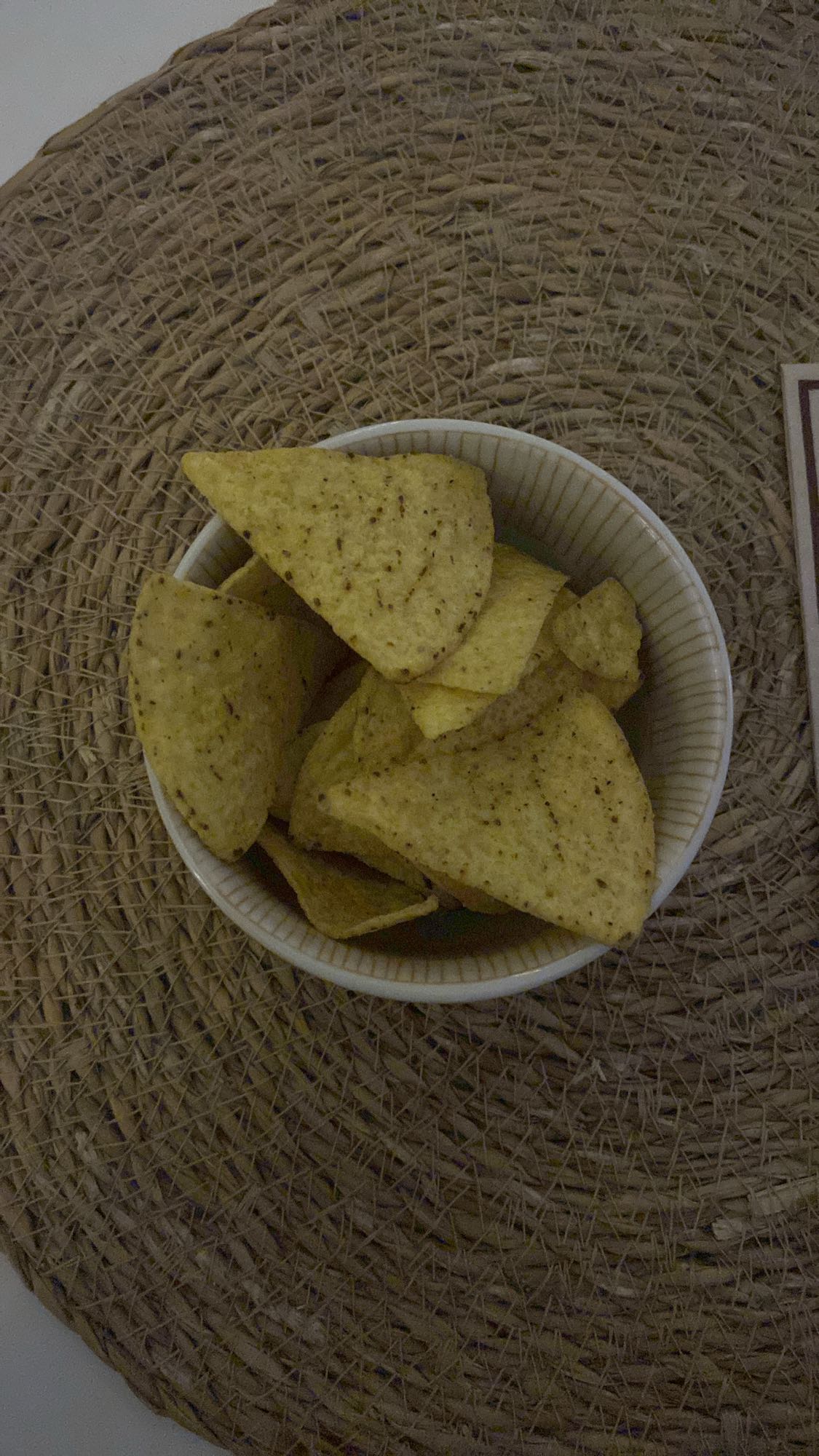 Tortilla chips bowl