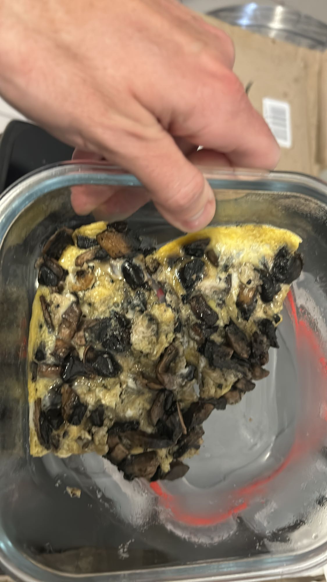 Omelette aux champignons