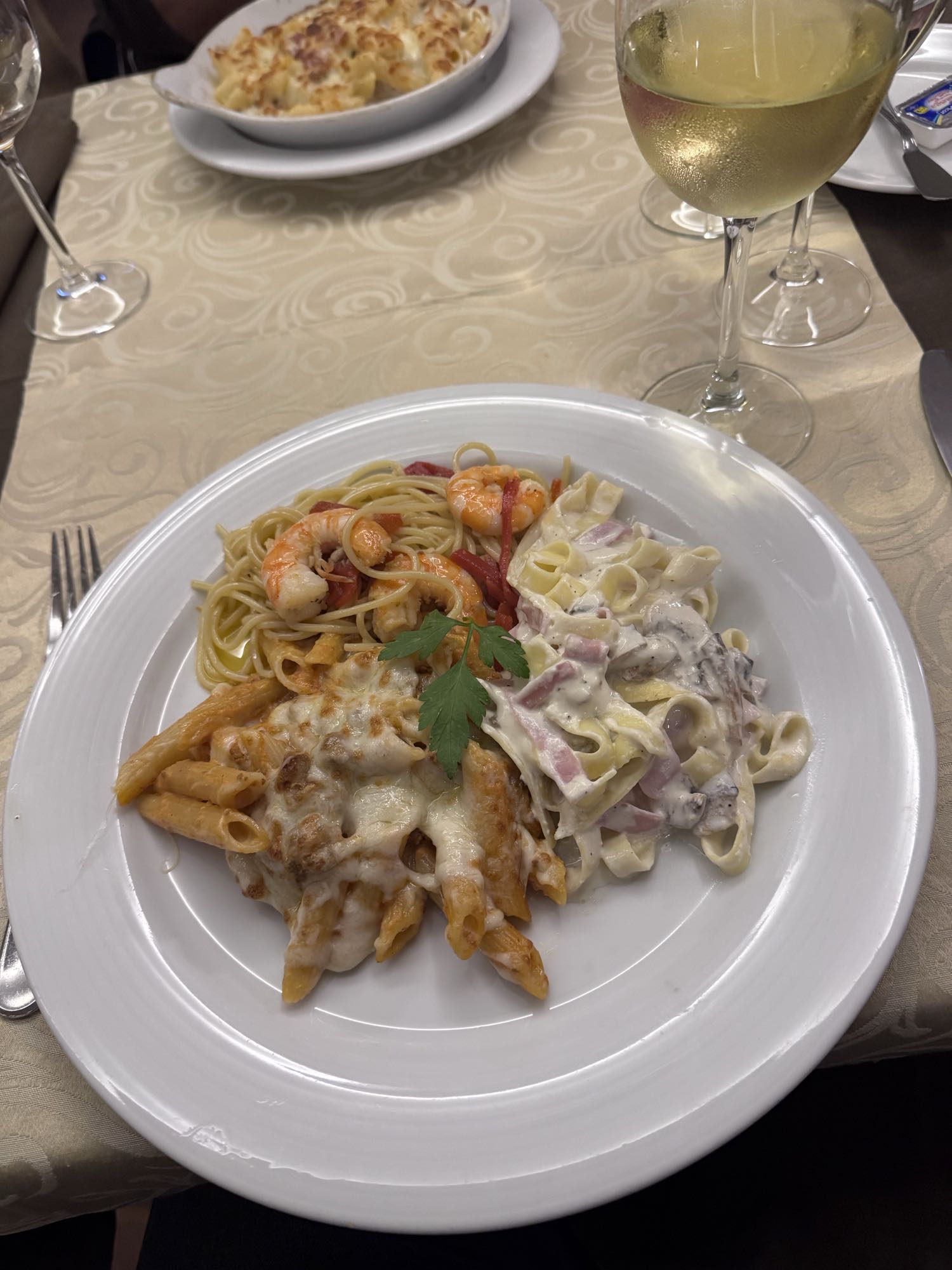 Trio Pasta Plate