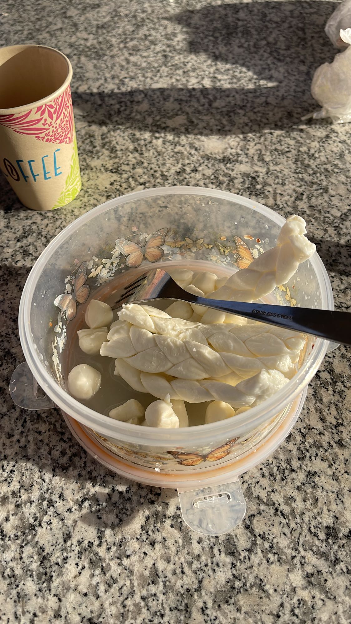 Braided cheese breakfast