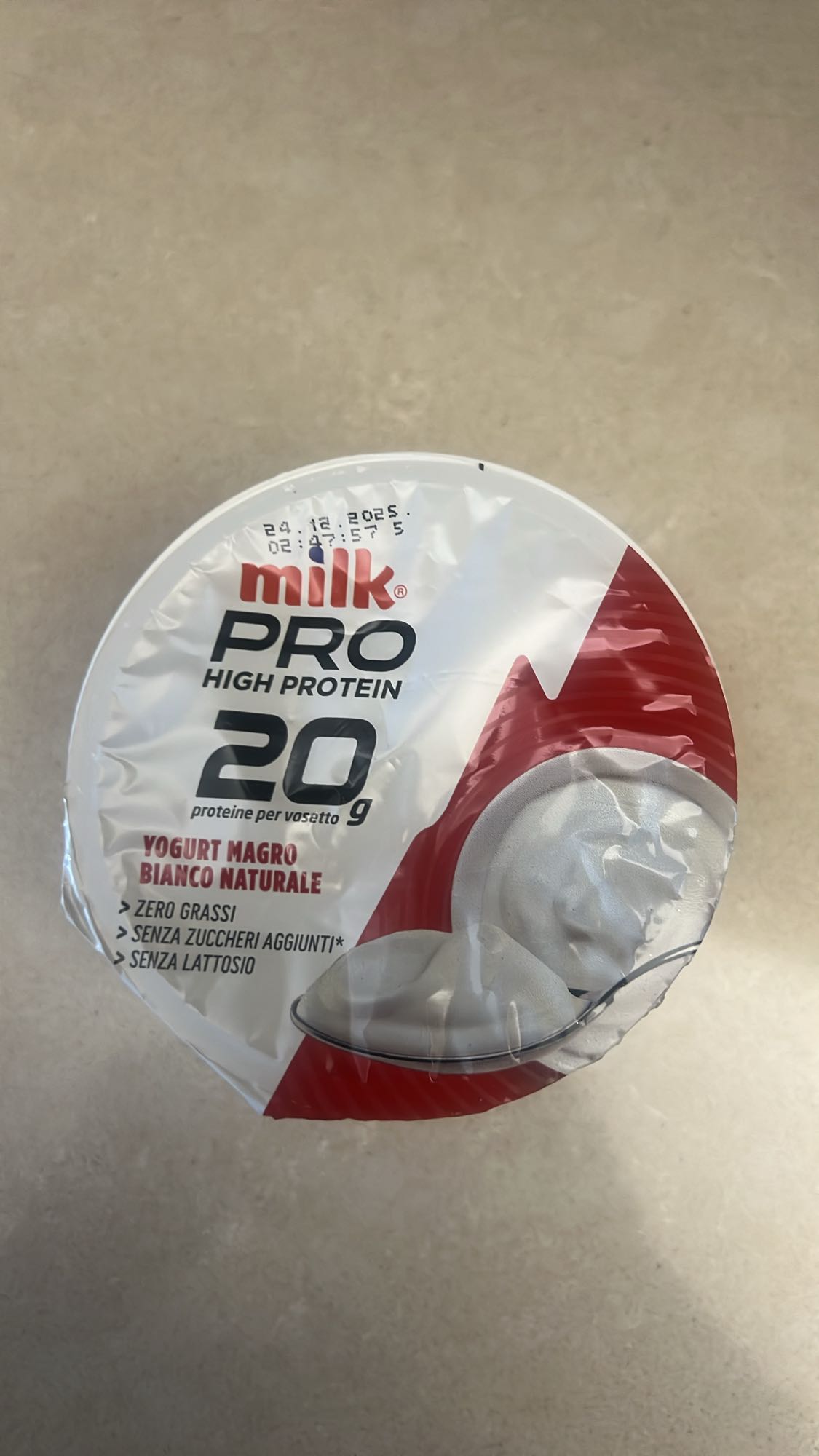 Yogurt magro proteico