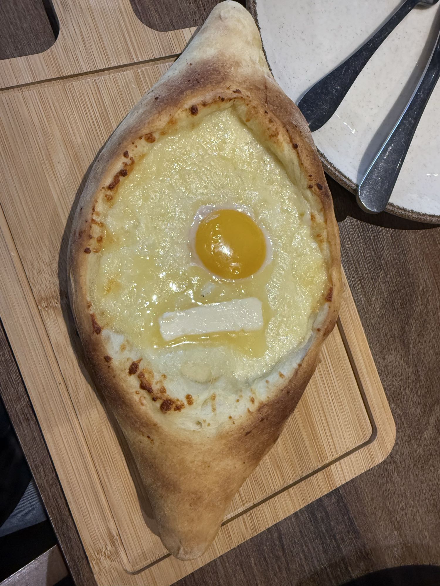 Khachapuri with egg