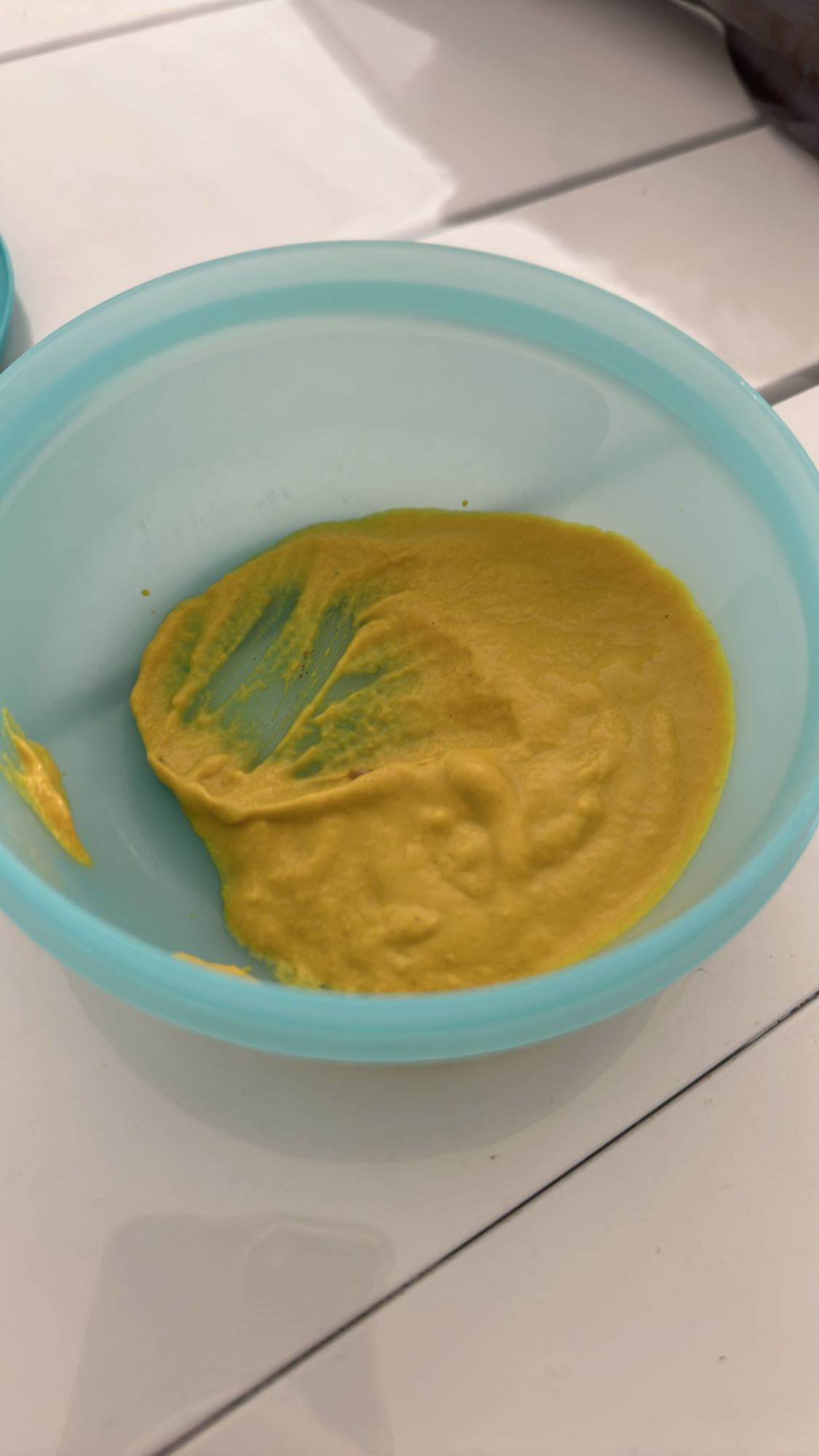 Carrot turmeric puree