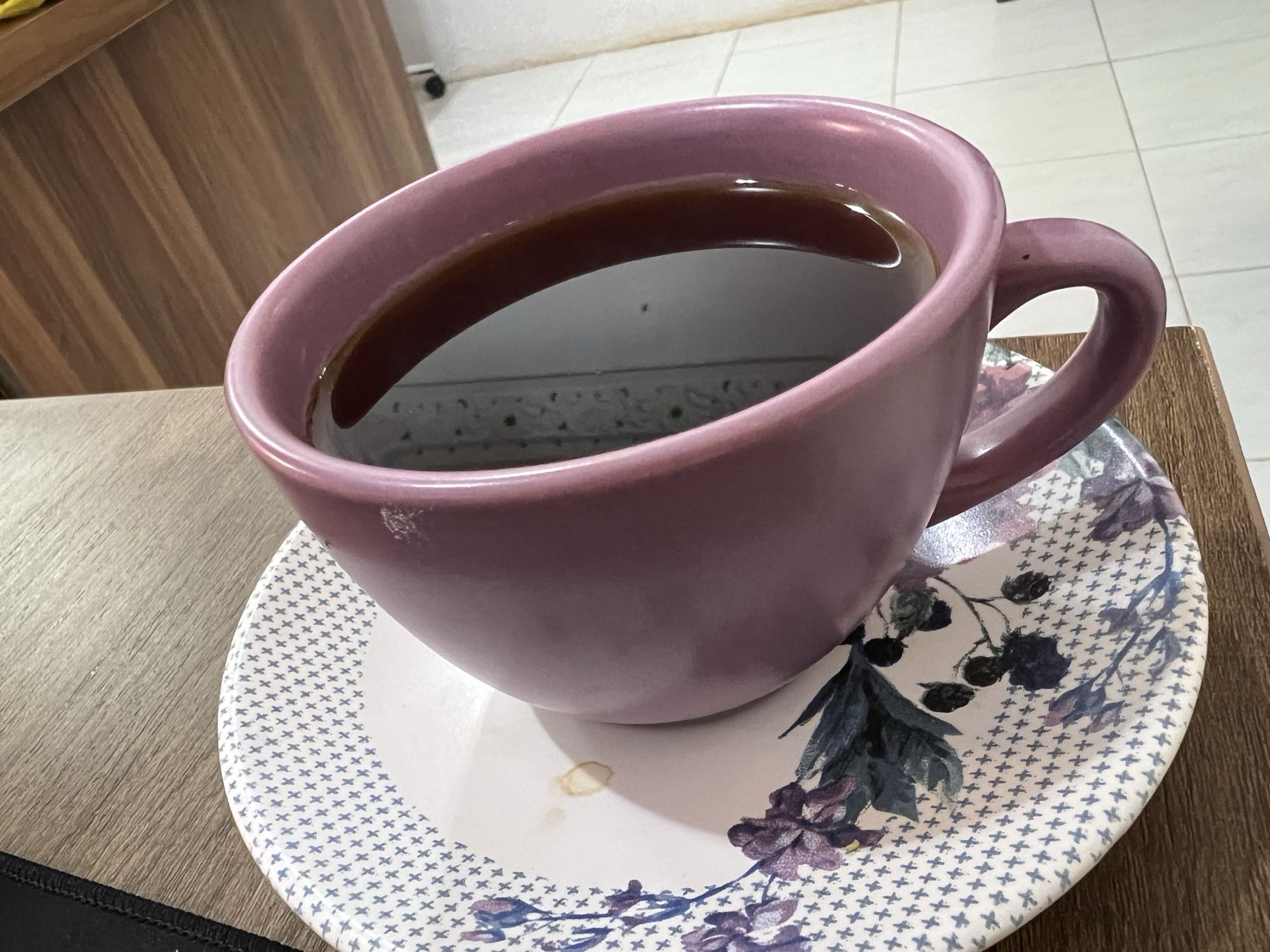 Black tea without sugar