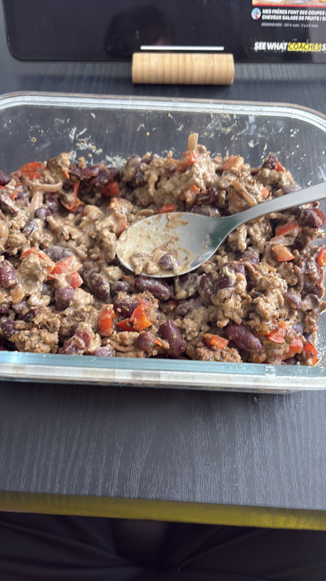 Chili boeuf haricots rouges