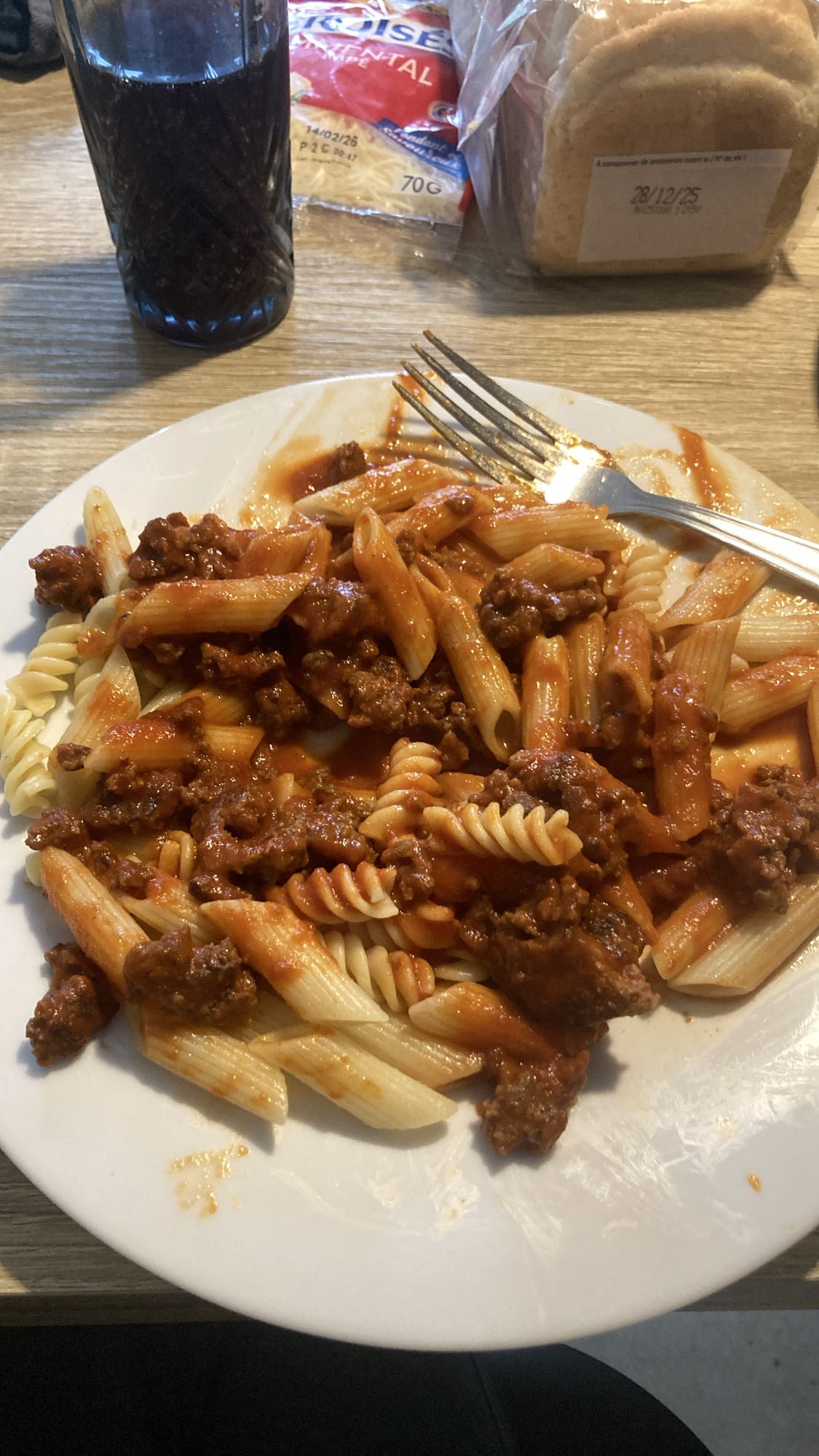 Pâtes à la bolognaise