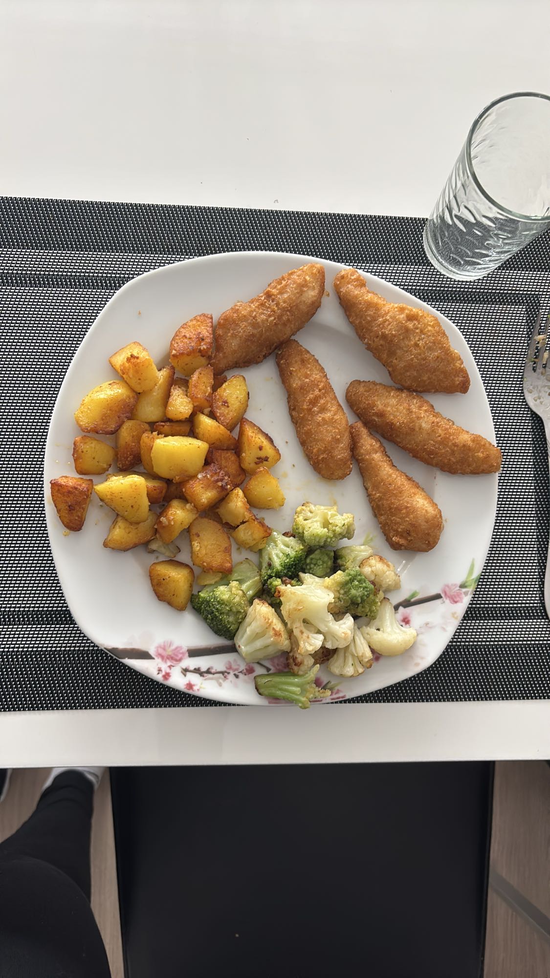 Gebratene Hähnchenplatte