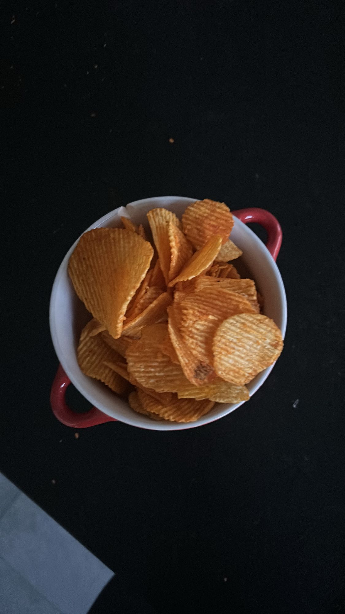 geribbelde aardappelchips