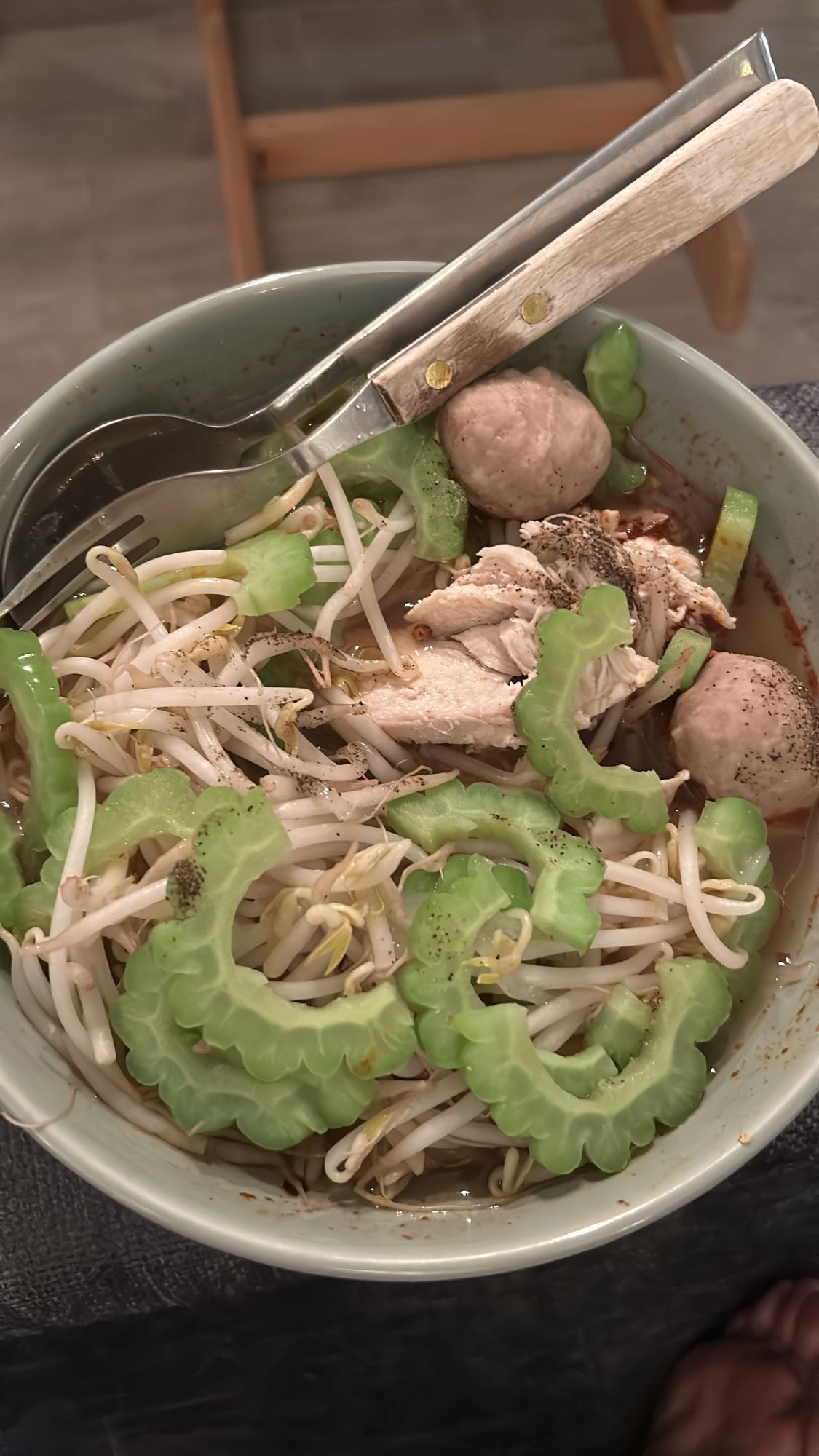 Kylling nudelsuppe