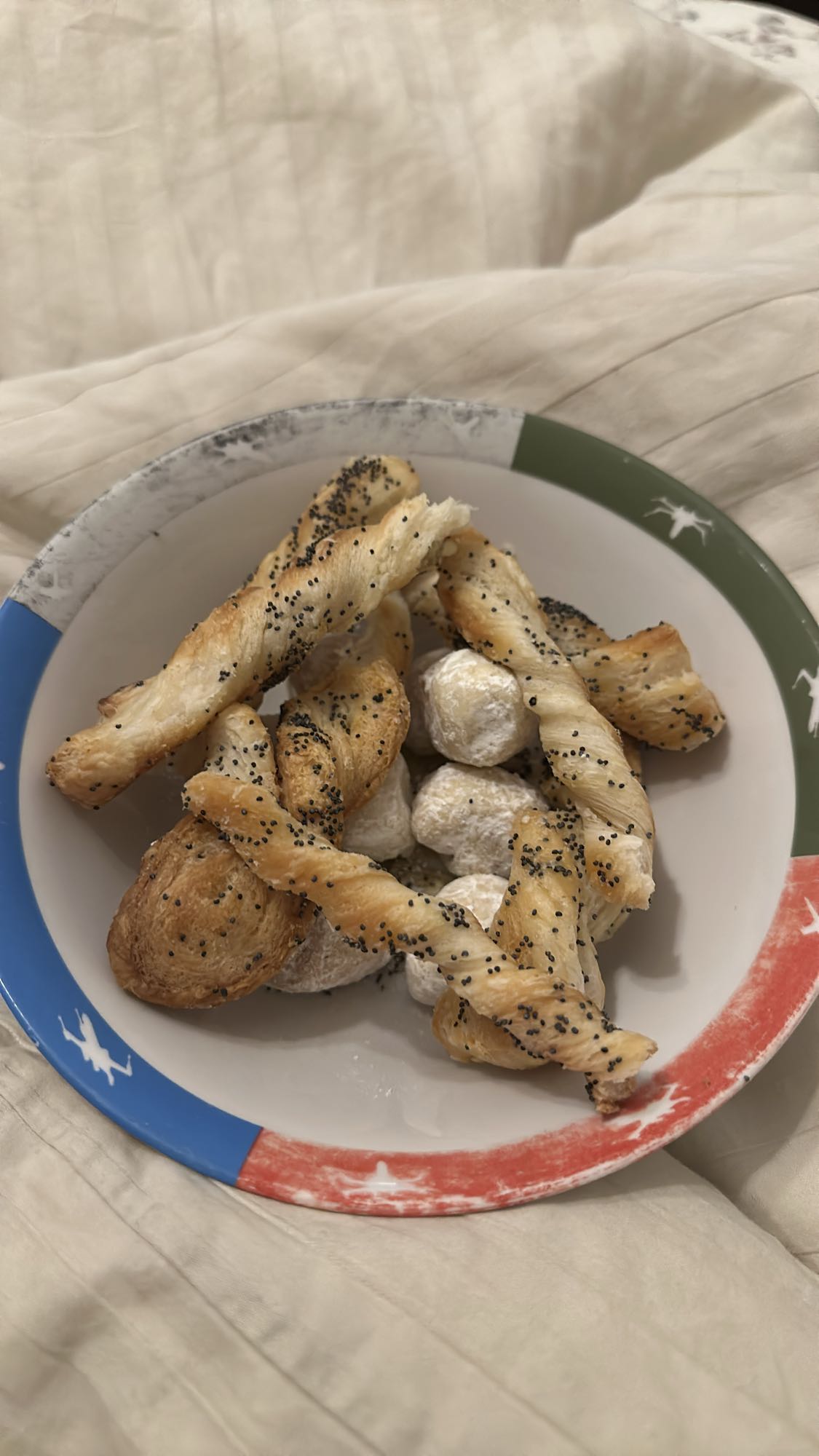 Pastry sticks and cookies