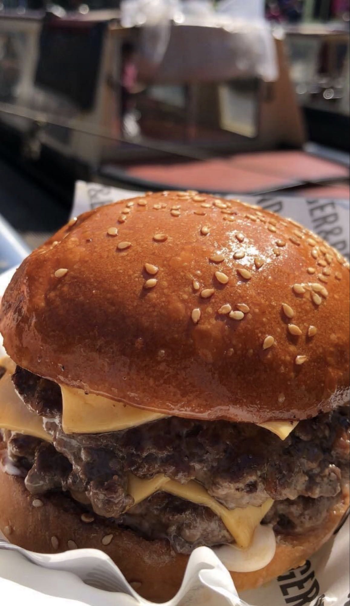 Çift Katlı Peynirli Burger