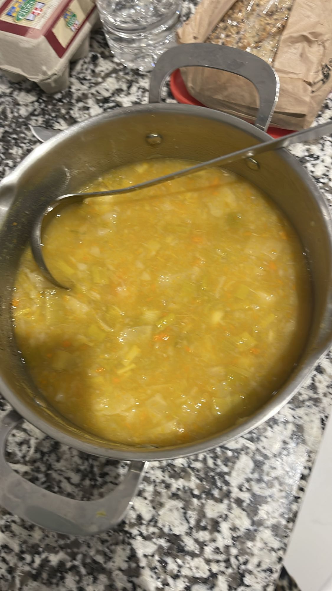 Soupe de légumes maison