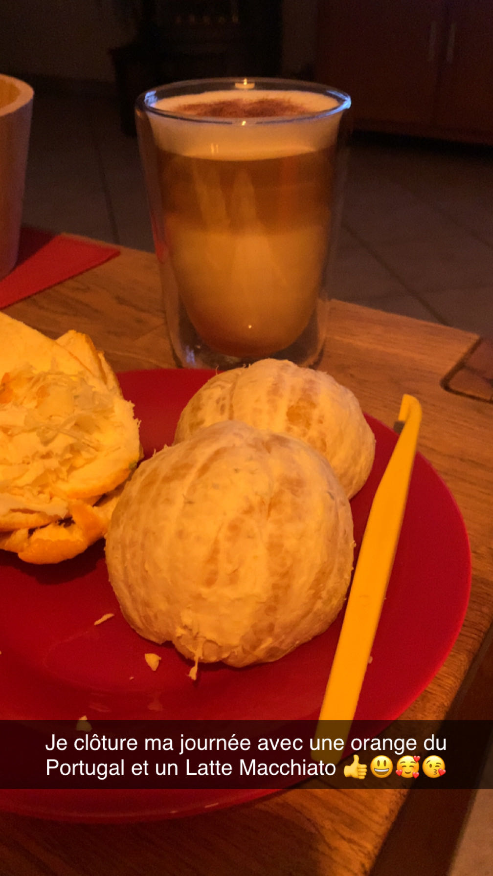 Orange et Latte Macchiato