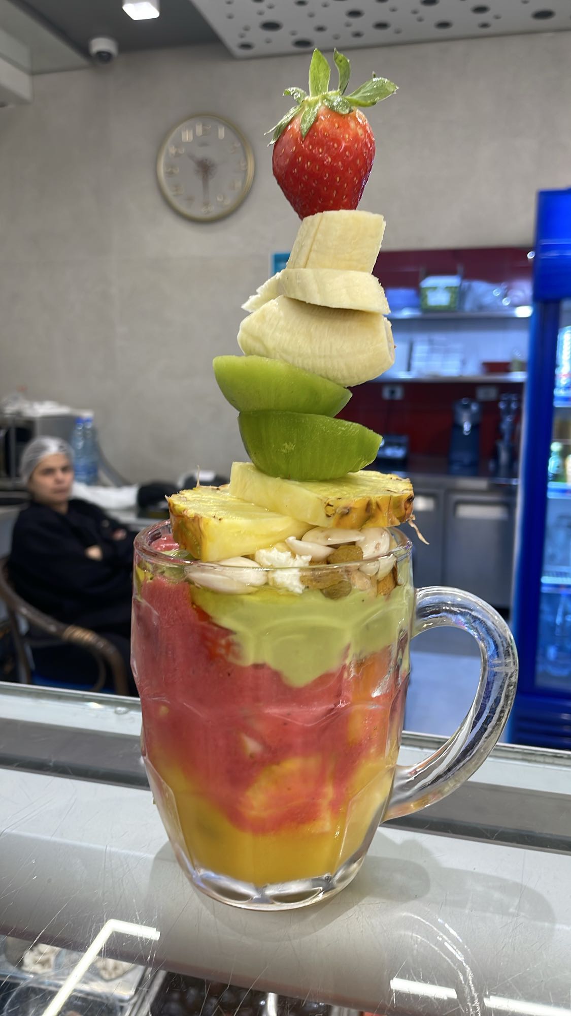 Layered Fruit Smoothie