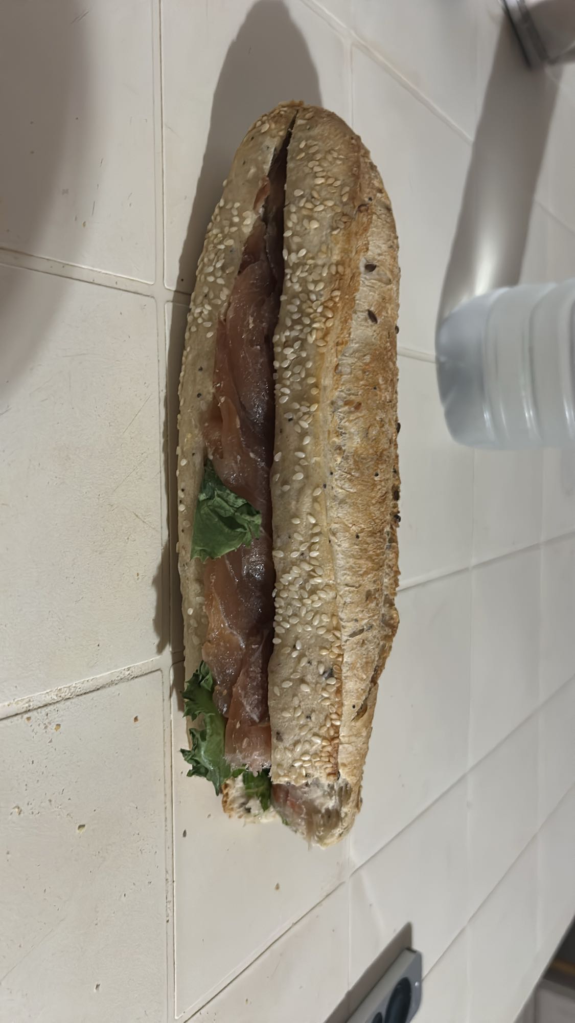 Sandwich au saumon