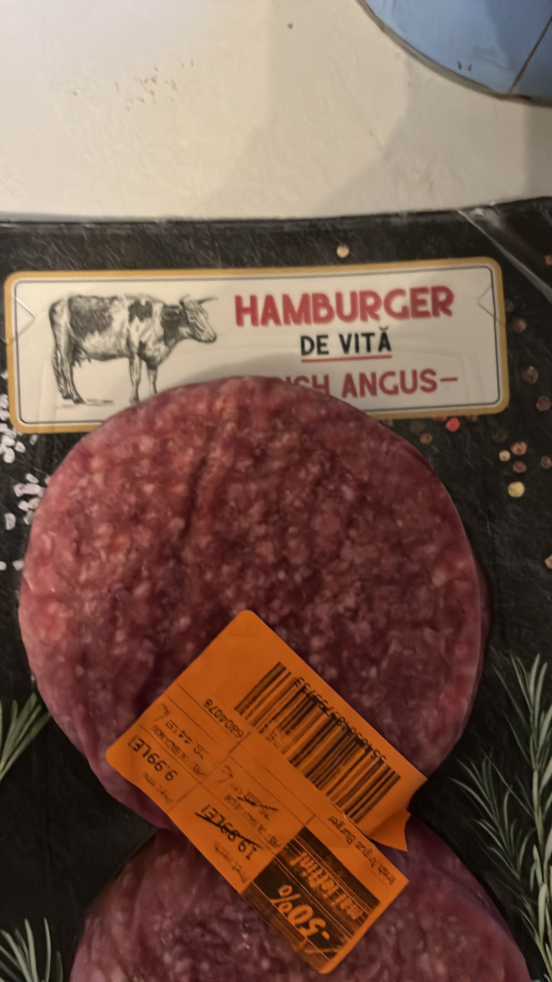 Hamburger de vită Angus